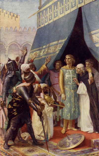 Saint Louis Prisonnier aux Mains des Sarrasins - after Alexandre Cabanel