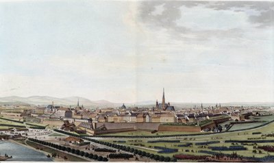 Vue générale de Vienne prise de l