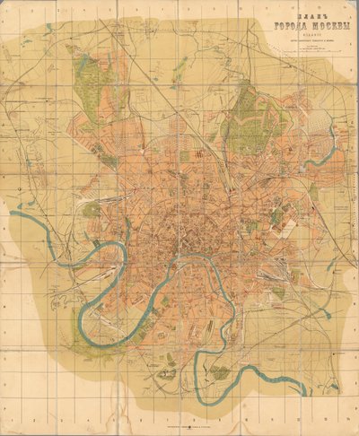 Plan de Moscou, 1916 - Alexei Alexeevich Ilyin