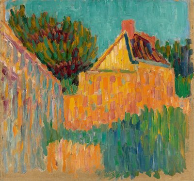 Petite maison devant des buissons - Alexei Javlensky von