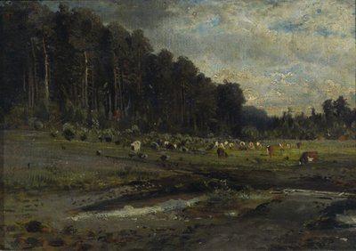Île des Élans à Sokolniki, 1869 - Alexei Kondratyevich Savrasov