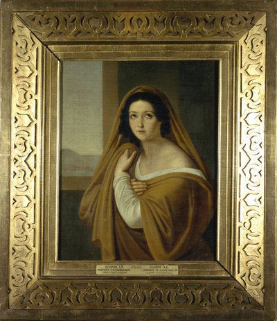 Portrait de la princesse Yevdokia Avdotya Ivanovna Golitsyna, née Izmaylova - Alexei Yegorovich Yegorov