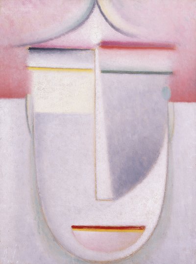 Tête abstraite : Composition No 2 "Hiver", c.1924 - Alexej von Jawlensky