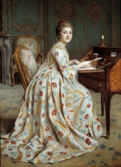 Portrait de la marquise Dubois Mouchet - Alexis Axilette