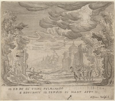 La frappe du roi des Huns et l