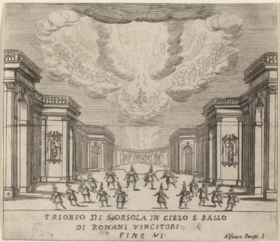 Le triomphe de Sainte Ursule au ciel et les conquérants romains - Alfonso Parigi II