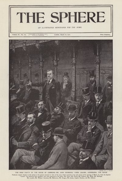 Le député irlandais John Redmond s