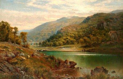 Llyn Mymbyr, Capel Curig, 1882 - Alfred Augustus Glendening