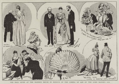 Le bal donné à Mansion House en l