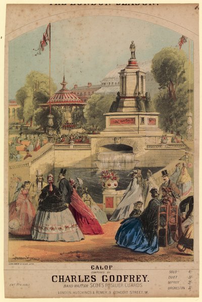 Galop. Montrant le jardin de la Royal Horticultural Society créé pour coïncider avec l