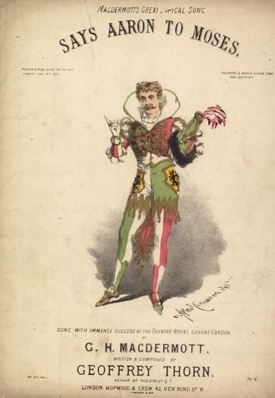 Dit Aaron à Moïse - Alfred Concanen