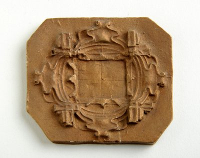 Maquette pour une plaque octogonale (plâtre doré) - Alfred Gilbert