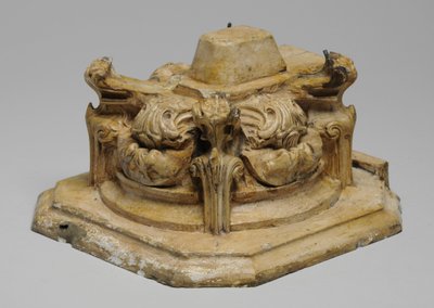 Une des 9 maquettes pour la cheminée Sam Wilson, c.1908-14 (plâtre et gomme-laque) - Alfred Gilbert
