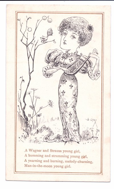 Carte de vœux victorienne d