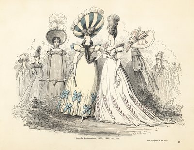 Costumes de la Restauration Bourbon - Alfred Grevin