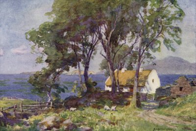 Cottage au bord de la mer, Renvyle - Alfred Heaton Cooper