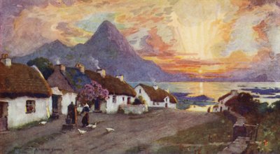 Croag Patrick et Clew Bay, Westport, comté de Galway - Alfred Heaton Cooper