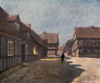 Danemark : Aarhus, la vieille ville - Alfred Heaton Cooper