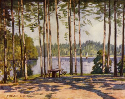 Danemark : Gribscoven, Lac du Pavillon du Roi - Alfred Heaton Cooper