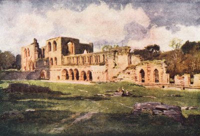 Lake District : Abbaye de Furness dans la vallée de Nightshade - Alfred Heaton Cooper