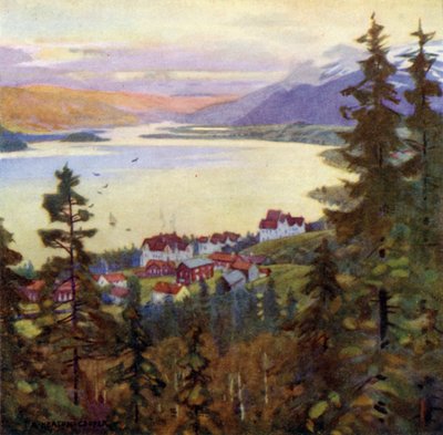 Lac et village d
