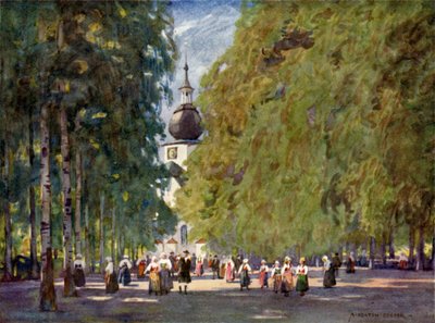 Église de Leksand - Alfred Heaton Cooper