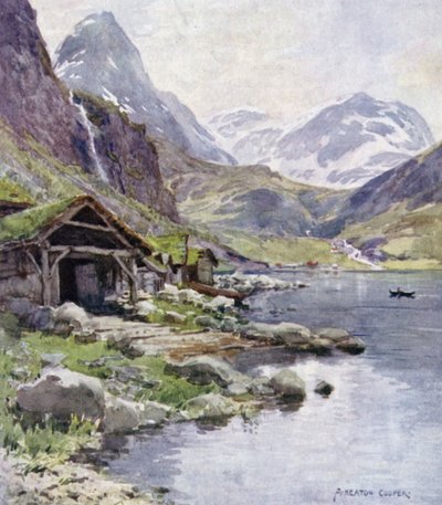Meraak, Geirangerfjord - Alfred Heaton Cooper