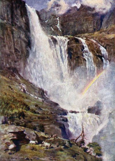 Skjaeggedalsfos, Hardangerfjord - Alfred Heaton Cooper