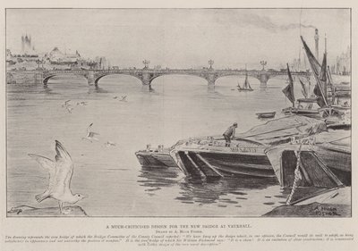 Un design très critiqué pour le nouveau pont à Vauxhall - Alfred Hugh Fisher