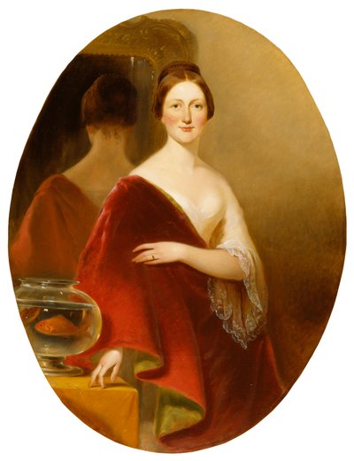Portrait de Mme Decatur Howard Miller (Eliza Credilla Hare) - Alfred Jacob Miller