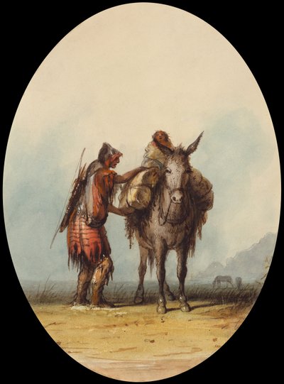 Chercheurs de racines, vers 1837 - Alfred Jacob Miller