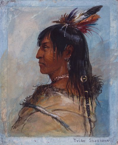 Tribu Shoshone, c.1837 - Alfred Jacob Miller