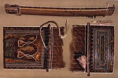 Koto, ou cithare longue japonaise, de 