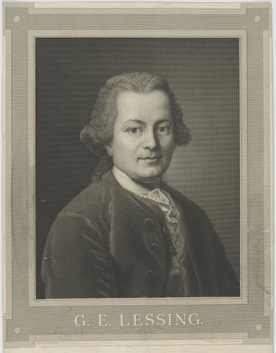 Portrait de Gotthold Ephraim Lessing 1729-1781, vers 1840 - Alfred Kraufse