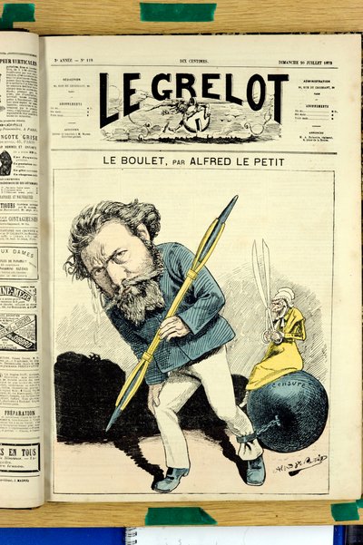 Couverture de Le Grelot, numéro 119, Satirique en Couleurs - Alfred Le Petit