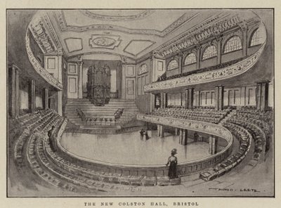 Le nouveau Colston Hall, Bristol - Alfred Leete