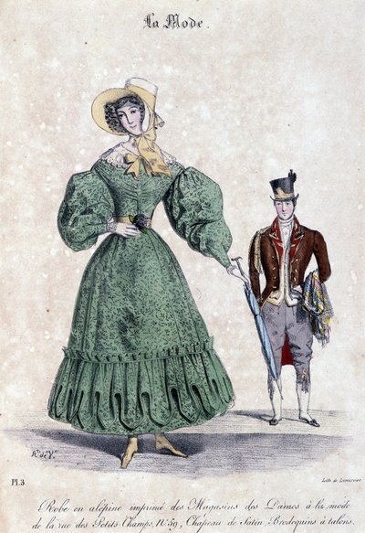 Mode féminine et masculine - Alfred Leon Lemercier