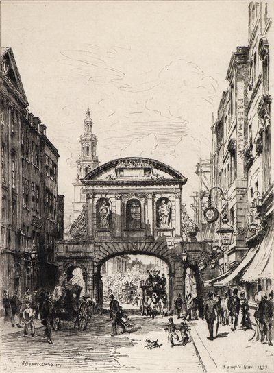 Temple Bar - Alfred Louis Brunet Debaines