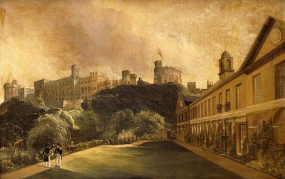 Vue du Château de Windsor depuis le Collège de Traver - Alfred Montague