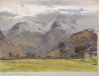 Depuis Dungeon Ghyll - Alfred Parsons
