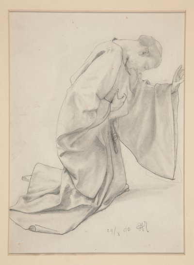 Moine à genoux - Alfred Parsons