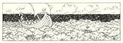 Histoire Véritable de Lucien : Naviguer sur les cimes des arbres (gravure) - Alfred Payne Garnett