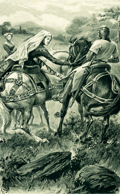 La Comtesse de Carrick et Robert De Bruce - Alfred Pearse