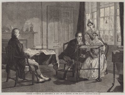 George Stephenson à Darlington en 1823 - Alfred Rankley