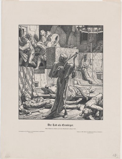 La mort comme amie - Alfred Rethel