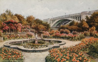 Pont et étang de nénuphars, Peashol M, Scarborough - Alfred Robert Quinton