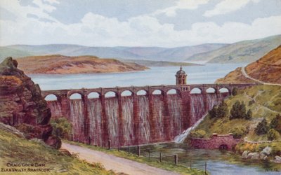 Barrage de Craig Goch, vallée d