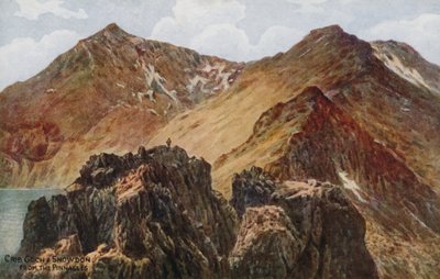 Crib Goch et Snowdon, depuis les Pinnacles - Alfred Robert Quinton