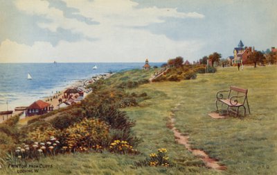 Frinton depuis les falaises, vue vers l
