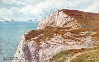 Falaises de Highdown, Freshwater, Île de Wight - Alfred Robert Quinton